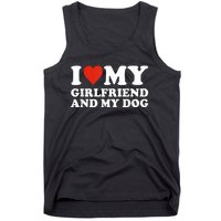 I Love My Girlfriend And My Dog Tank Top