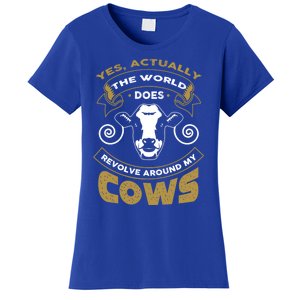 I Love My Cows Gift Funny Cows Gift Cute Gift Women's T-Shirt