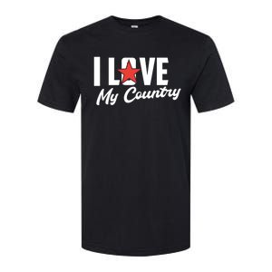 I Love My Country Awesome Freedom 4th Of July Bbq Party Gift Softstyle CVC T-Shirt