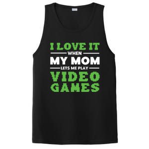 I Love My Mom Funny Video Games For Gamer N Gift PosiCharge Competitor Tank