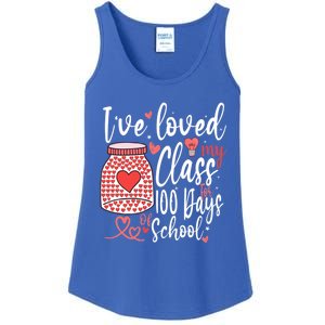 I've Loved My Class For 100 Days Of School Teacher Valentine Meaningful Gift Ladies Essential Tank