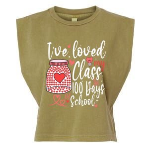 I've Loved My Class For 100 Days Of School Teacher Valentine Meaningful Gift Garment-Dyed Women's Muscle Tee