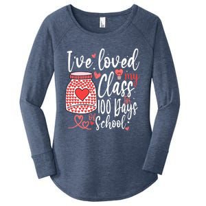 I've Loved My Class For 100 Days Of School Teacher Valentine Meaningful Gift Women's Perfect Tri Tunic Long Sleeve Shirt