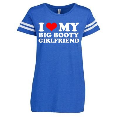 I Love My Big Booty Girlfriend | Gift For Boyfriend Birthday Anniversary Gift I Enza Ladies Jersey Football T-Shirt