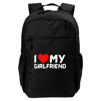 I Love My GF Girlfriend Heart Backpack