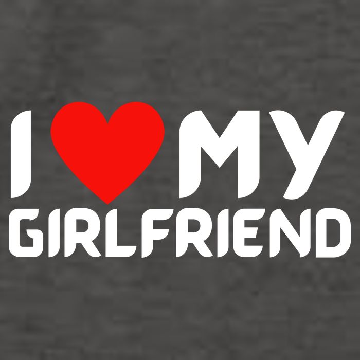I Love My GF Girlfriend Heart Vector Backpack