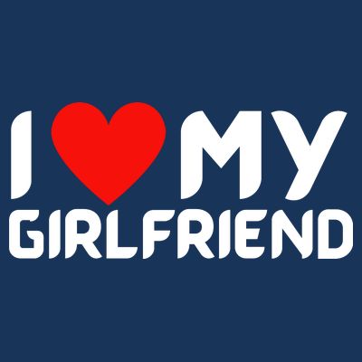 I Love My GF Girlfriend Heart T-Shirt