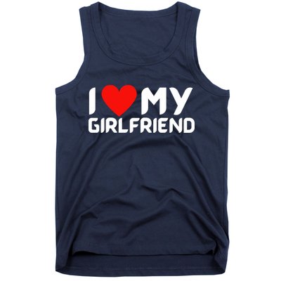 I Love My GF Girlfriend Heart Tank Top