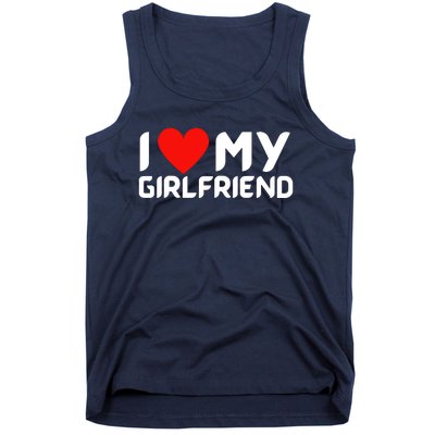 I Love My GF Girlfriend Heart Tank Top