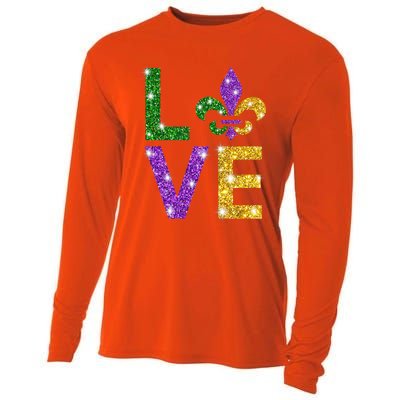 I Love Mardi Gras Mardi Gras Gift Gift Cooling Performance Long Sleeve Crew