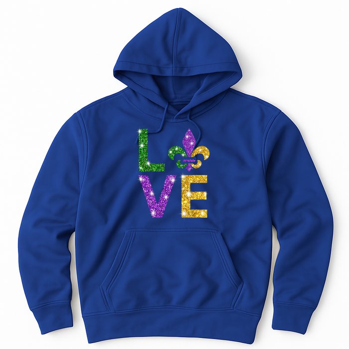 I Love Mardi Gras Mardi Gras Gift Gift Hoodie