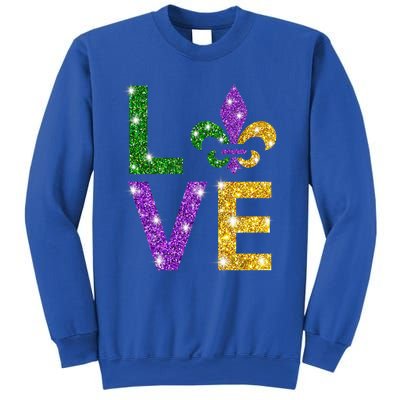 I Love Mardi Gras Mardi Gras Gift Gift Sweatshirt