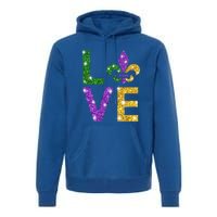 I Love Mardi Gras Mardi Gras Gift Gift Premium Hoodie