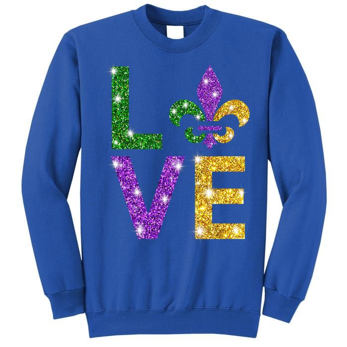 I Love Mardi Gras Mardi Gras Gift Gift Tall Sweatshirt