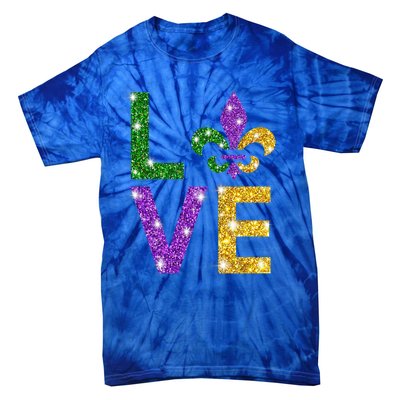 I Love Mardi Gras Mardi Gras Gift Gift Tie-Dye T-Shirt