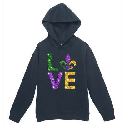 I Love Mardi Gras Mardi Gras Gift Gift Urban Pullover Hoodie