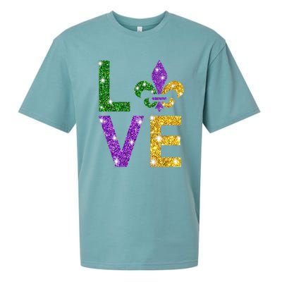 I Love Mardi Gras Mardi Gras Gift Gift Sueded Cloud Jersey T-Shirt