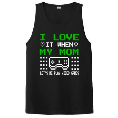 I Love My Mom Gamer N Video Games MotherS Day Gift PosiCharge Competitor Tank