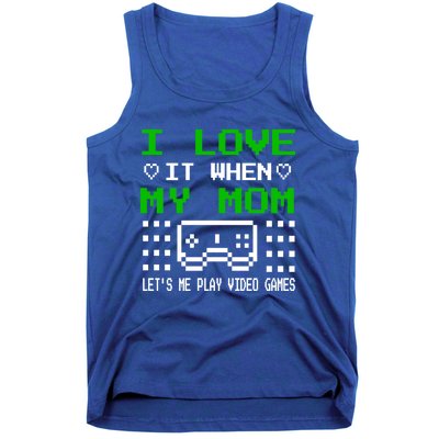 I Love My Mom Gamer N Video Games MotherS Day Gift Tank Top