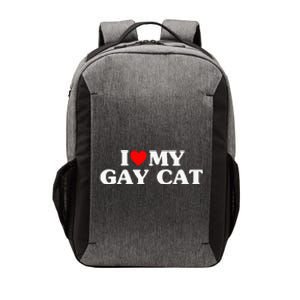 I Love My Cat Funny Vector Backpack