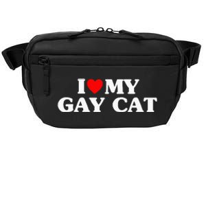 I Love My Cat Funny Crossbody Pack