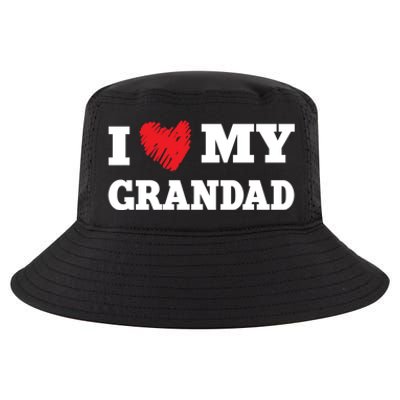 I Love My Grandad Favorite Family Member Valentines Gift Cool Comfort Performance Bucket Hat