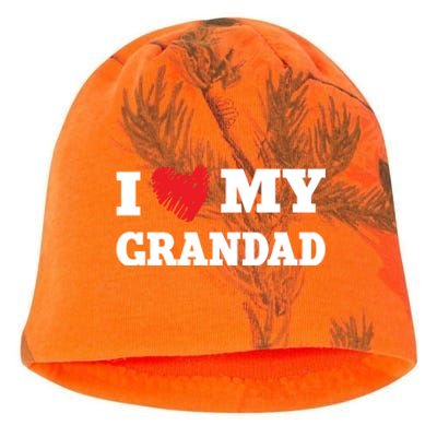 I Love My Grandad Favorite Family Member Valentines Gift Kati - Camo Knit Beanie