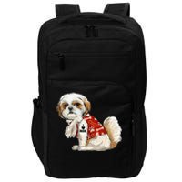 I Love Mom Tattoo Shih Tzu Mom Funny MotherS Day Gift Impact Tech Backpack