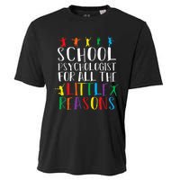 I Love My Job For All The Little Reasons School Psychologist Cooling Performance Crew T-Shirt