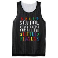 I Love My Job For All The Little Reasons School Psychologist Mesh Reversible Basketball Jersey Tank