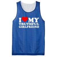 I Love My Truthful Friend Cool Gift Mesh Reversible Basketball Jersey Tank