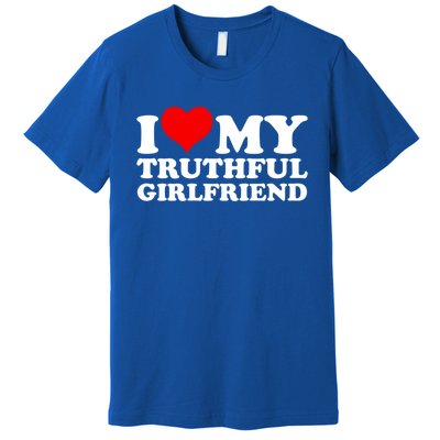 I Love My Truthful Friend Cool Gift Premium T-Shirt