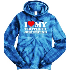 I Love My Truthful Friend Cool Gift Tie Dye Hoodie