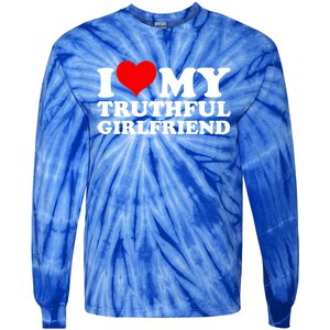 I Love My Truthful Friend Cool Gift Tie-Dye Long Sleeve Shirt