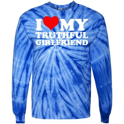 I Love My Truthful Friend Cool Gift Tie-Dye Long Sleeve Shirt