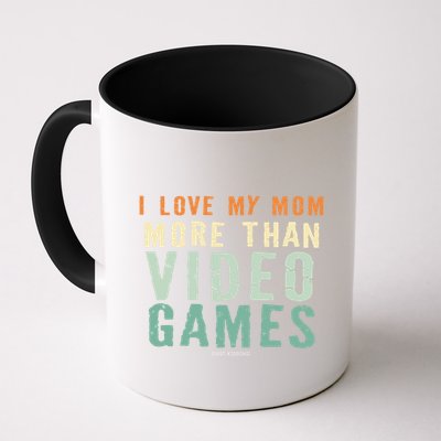 I Love My Mom More Than Video Game Retro Vinatge Gift Mug