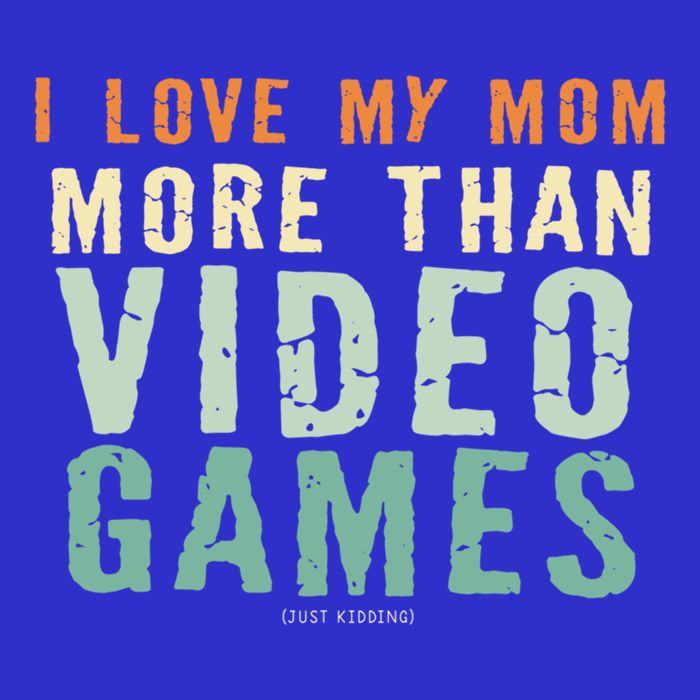 I Love My Mom More Than Video Game Retro Vinatge Gift Womens T-Shirt