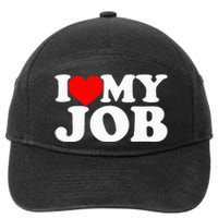 I Love My Job 7-Panel Snapback Hat