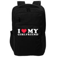 i love my girlfriend gf i heart my girlfriend gf Impact Tech Backpack