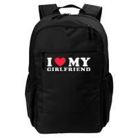 i love my girlfriend gf i heart my girlfriend gf Daily Commute Backpack