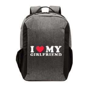 i love my girlfriend gf i heart my girlfriend gf Vector Backpack