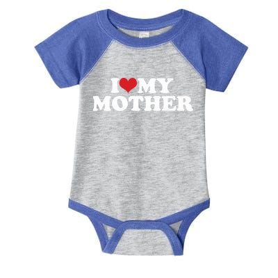 I Love My Mother Infant Baby Jersey Bodysuit