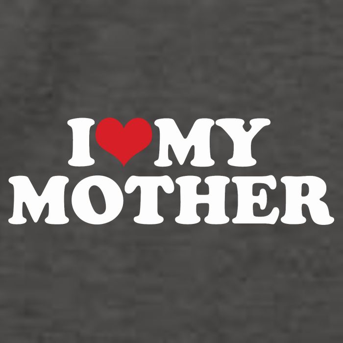 I Love My Mother Vector Backpack