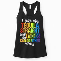 I Like My Tequila Straight But My Friends Can Go Either Way Womens Tank Top