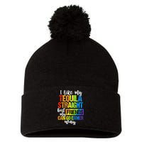 I Like My Tequila Straight But My Friends Can Go Either Way Pom Pom 12in Knit Beanie