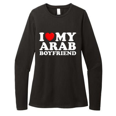 I Love My Arab Boyfriend I Heart My Hot Boyfriend Gf Womens CVC Long Sleeve Shirt