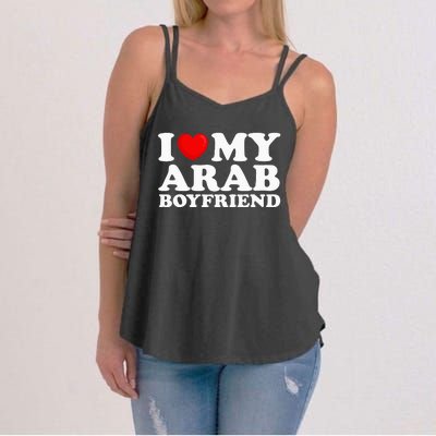 I Love My Arab Boyfriend I Heart My Hot Boyfriend Gf Women's Strappy Tank