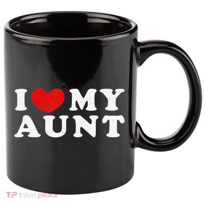 I Love My Aunt I Heart My Aunt 11oz C Handle Ceramic Mug
