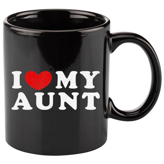 I Love My Aunt I Heart My Aunt 11oz C Handle Ceramic Mug