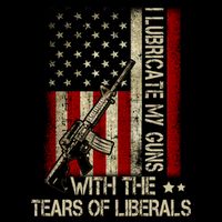I Lubricate My Guns With The Tears Of Liberals US Flag Sustainable Bucket Hat